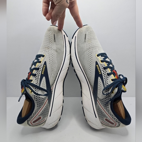 Brooks | Ghost 14 teal gray sporty low-top running sneakers | MENS 11.5 - Picture 10 of 11